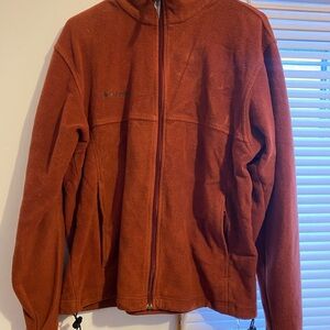 Columbia Rust Fleece Jacket